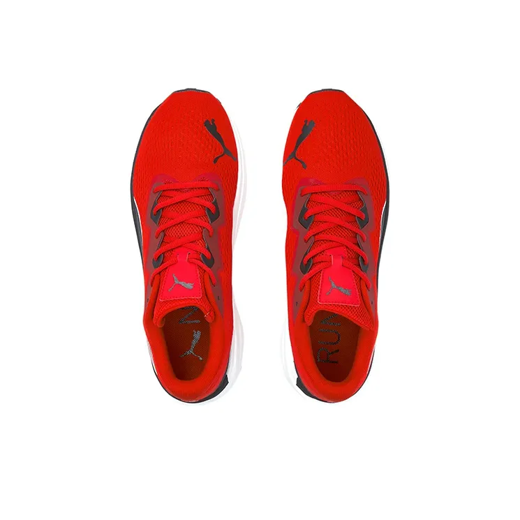 PUMA Aviator Cushioning Anti-Slip And Wear-Resistant Low-Top Running Shoes Unisex Red Black-2