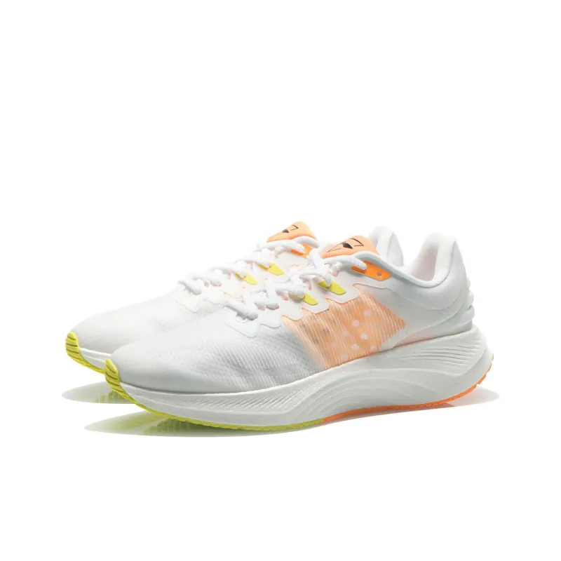 LiNing YueYing Cushioned Anti-Slip And Wear-Resistant Lightweight Low-Top Running Shoes Men's White Orange-2