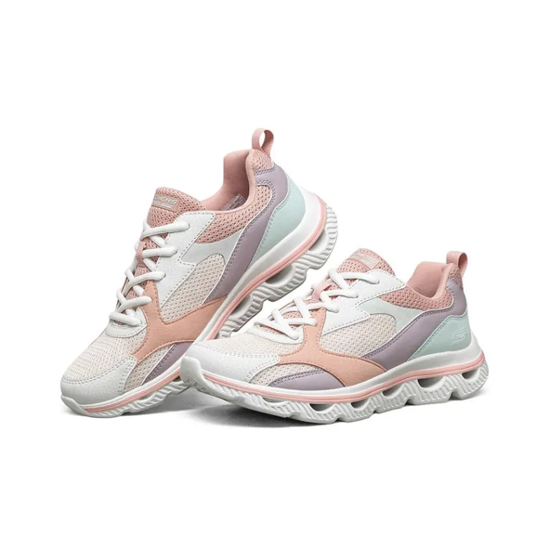 Skechers Arc Waves Low Top Pink Women's-2
