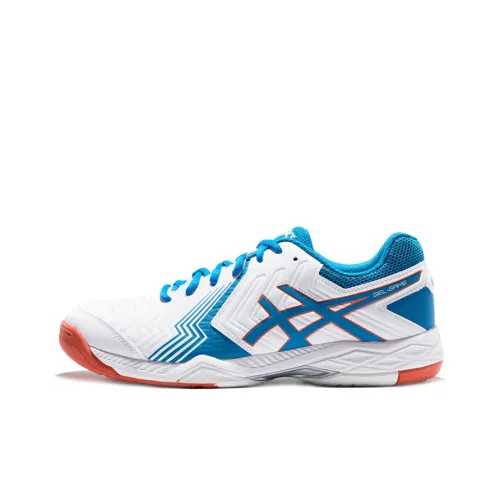 Asics Gel-Game 6 Tennis Shoes Men Low-Top White/Blue