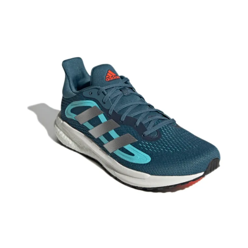Adidas Solar Glide 4 Running Shoes Men Low Top Blue/Cyan-2