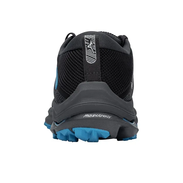Mizuno Wave Rider GTX Running Shoes Women's Low Top Black/Blue-3