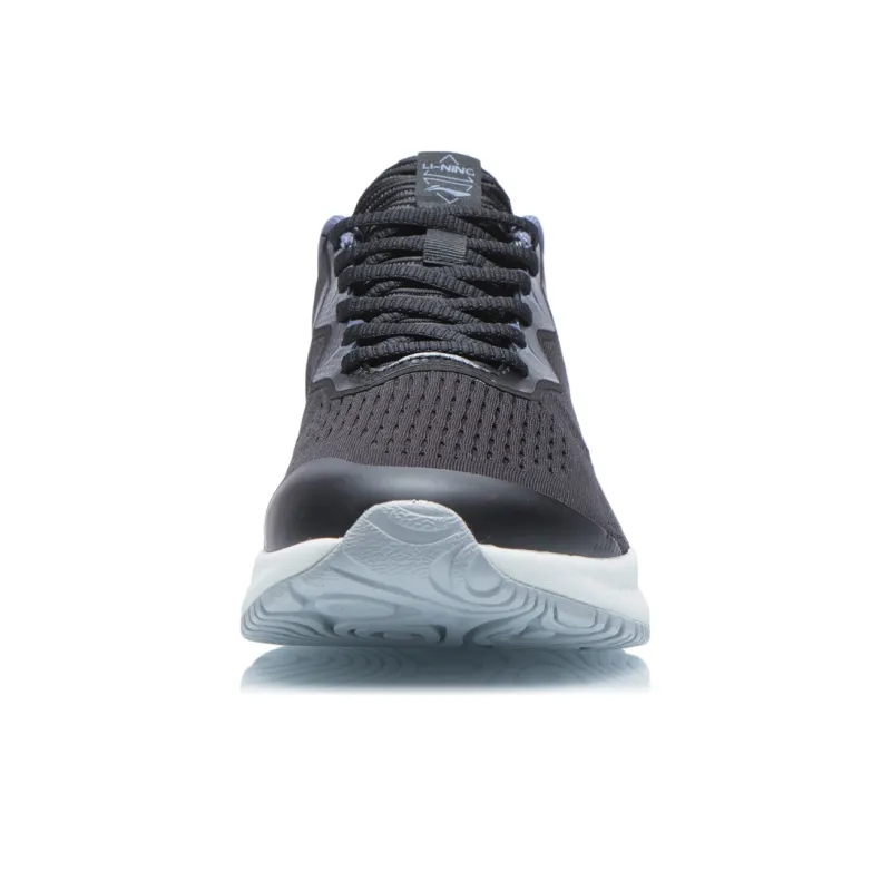 LiNing YueYing Essential Durable Breathable Low Top Running Shoes Men's Black-4