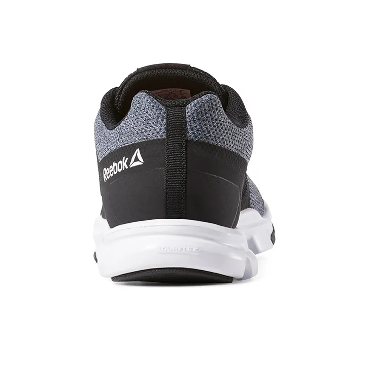 Reebok Yourflex Trainette 11 Breathable Lightweight Low-Top Running Shoes Women's Black Gray-3