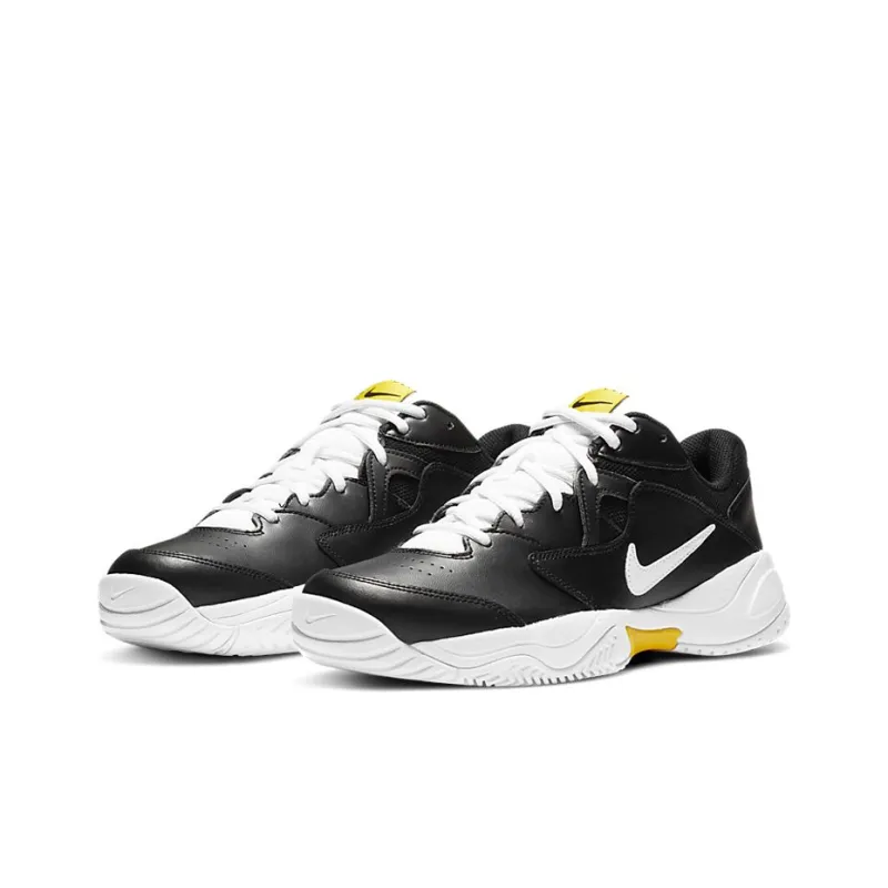 Nike Court Lite 2 'Black Yellow White'-2