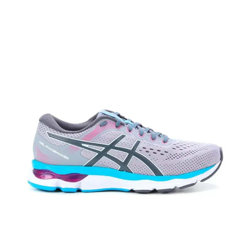 Asics Gel-Pacemaker Gel-Pacemaker Anti-Slip Wear-Resistant Low-Top Running Shoes Women's Gray Blue-1