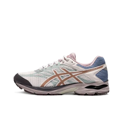 Asics Gel-Flux 4 Running Shoes Men Low-Top Light Pink/Brown