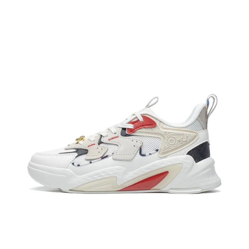 XTEP Fengxing 2.0 Casual Shoes Women's Low Top Sail White/Tea White/Black-0