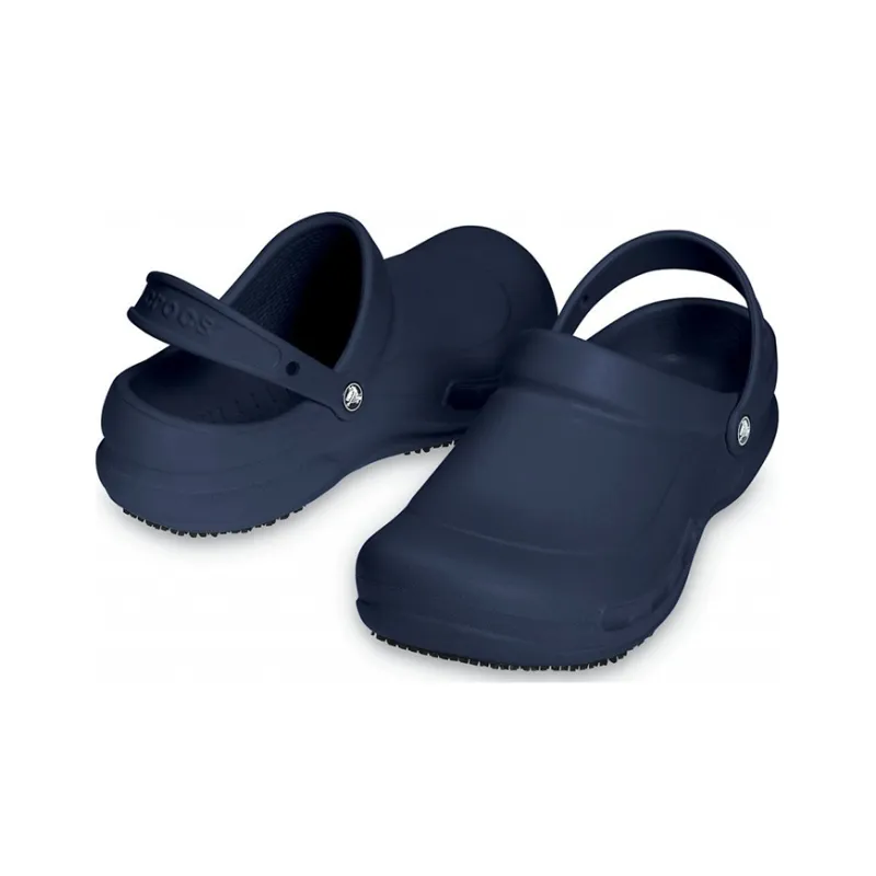 Crocs Bistro Slip Resistant Work Clog Navy-4