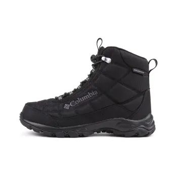 Columbia Cushioned Slip Resistant Water Resistant Warm High Top Trekking Shoes Men's Black