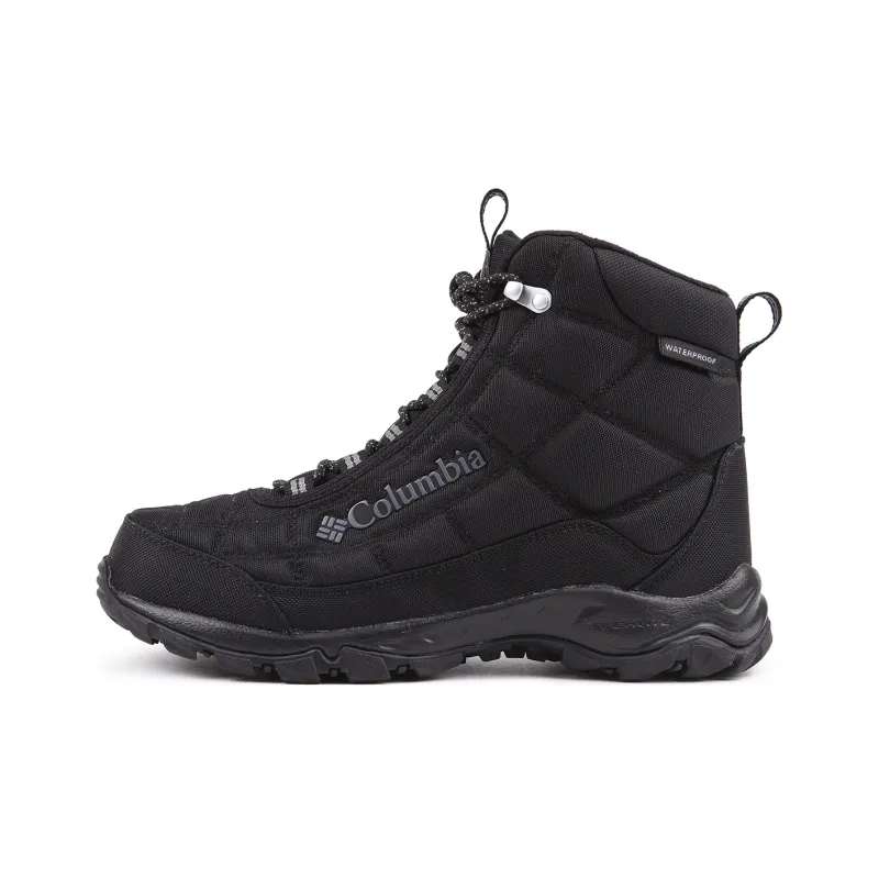 Columbia Cushioned Slip Resistant Water Resistant Warm High Top Trekking Shoes Men's Black-0