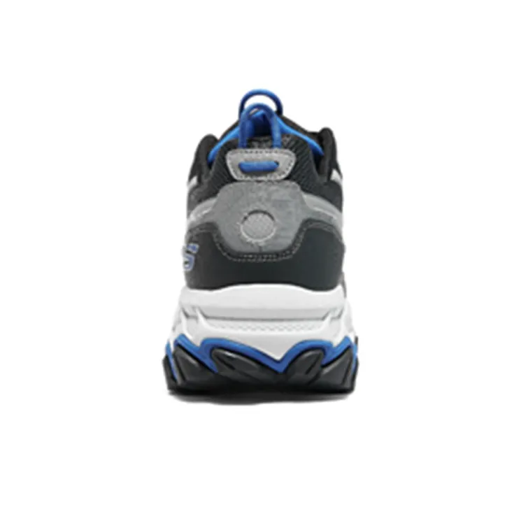 Skechers Arch Fit D'LITES Arch Fit Cushioning Anti Slip And Wear Resistant Low Top Casual Shoes Men's Gray Black Blue-3