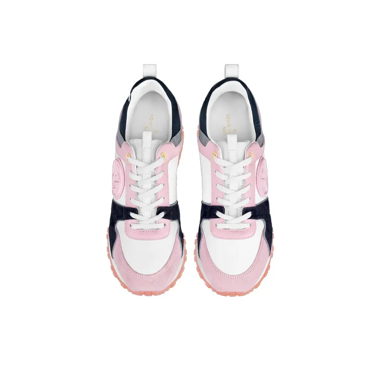 LOUIS VUITTON Run Away Low Top Running Shoes Women's Pink-4
