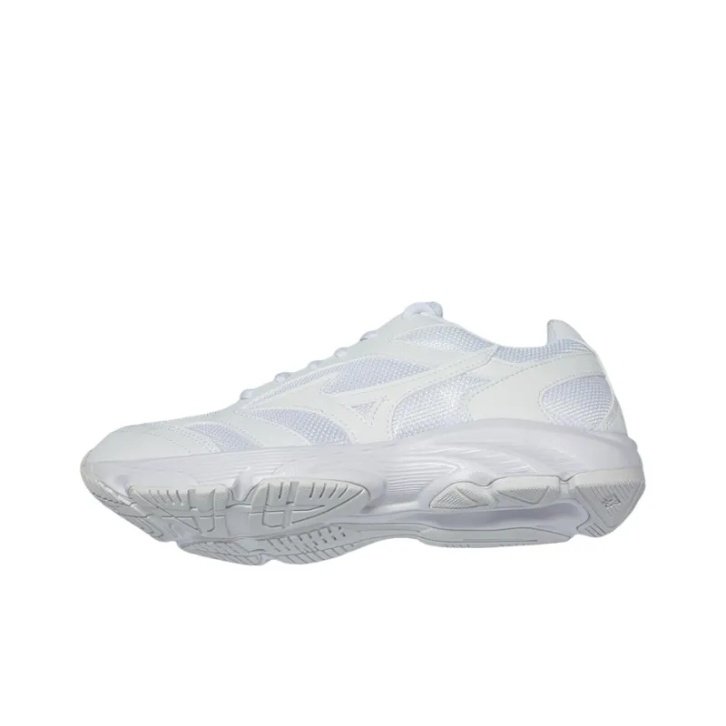 Mizuno Breathable Low-Top Running Shoes Unisex White Comfortable City-4