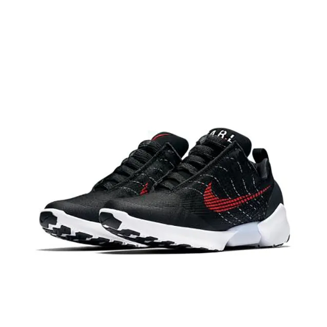 Nike Hyper Adapt Non slip Lightweight Low Top Running Shoes Men's Black White Red-1