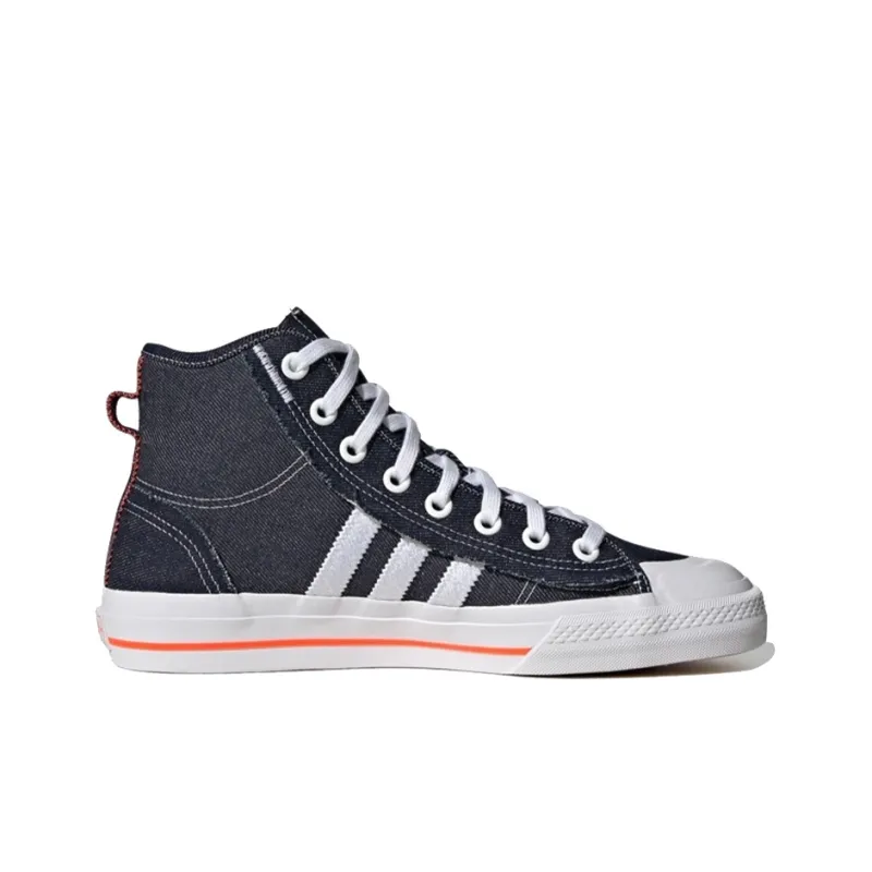 Adidas Nizza Hi Rf Navy Denim White-1