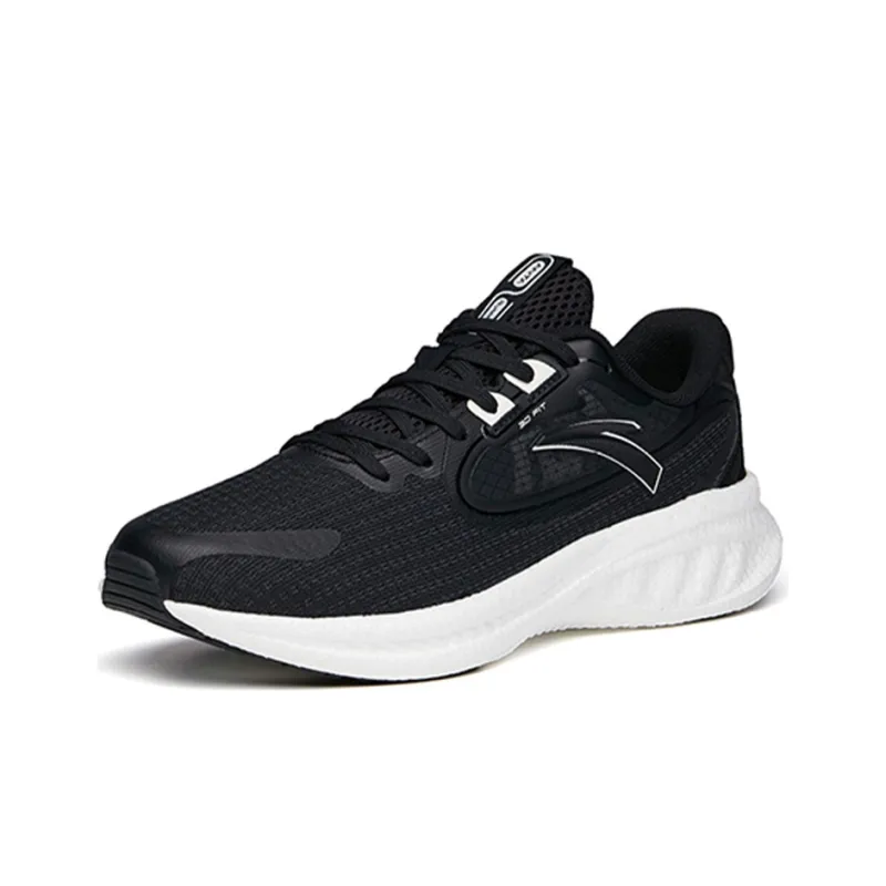 Anta Martian Foam Anti-Slip Wear-Resistant Low-Top Running Shoes Men's Black-2