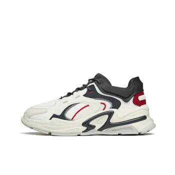 Anta Life Collection Cushioning Wear Resistant Low Top Casual Shoes Men's White Red Black