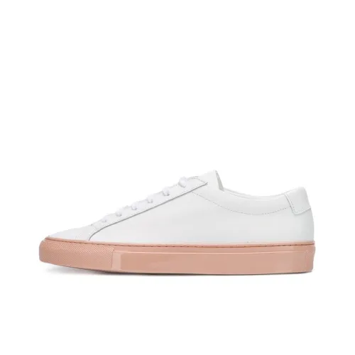 COMMON PROJECTS Skateboard Shoes Women's Low-Top White Pink