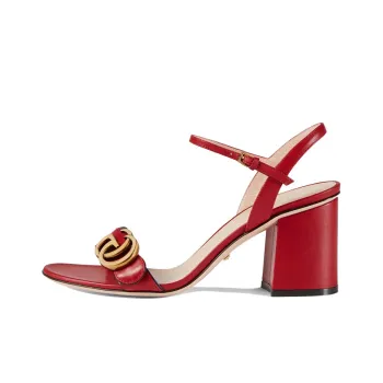GUCCI Leather Mid-heel Sandals