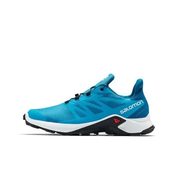 SALOMON Supercross 3 Slip-Resistant Low-Top Running Shoes Men's Blue
