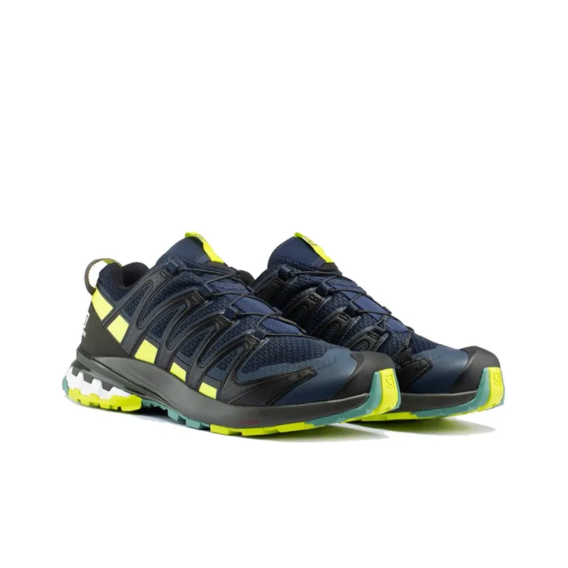 SALOMON XA Pro 3D V8 Low-Top Running Shoes Men's Navy Blue-2