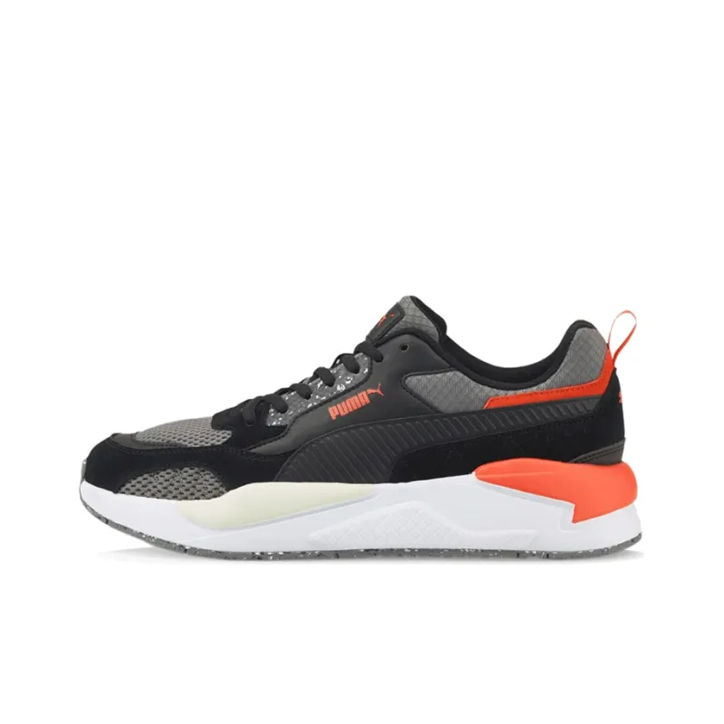 PUMA X RAY Casual Shoes Unisex Low Top Gray/Black/Orange/White-0