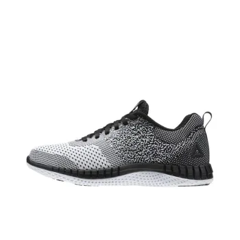 Reebok Print Run Prime Ultraknit Wear-Resistant Slip-Resistant Low-Top Running Shoes Women's Gray White
