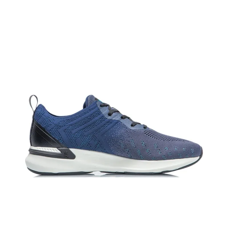 LiNing Arashi Cushioning Low-Top Running Shoes Men's Gray Blue-1
