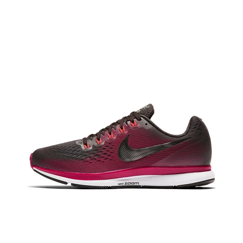 Nike Pegasus 34 Running Shoes Women's Low Top Black/Purple/White-0