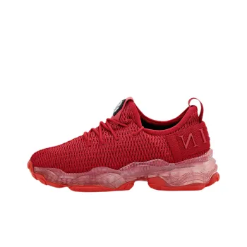 PHILIPP PLEIN Casual Shoes Unisex Low-Top Red