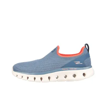 Skechers Go Walk Glide-step Flex-Dazzling Joy Cushioning Anti-Slip And Wear-Resistant Low-Top Casual Shoes Women's Blue