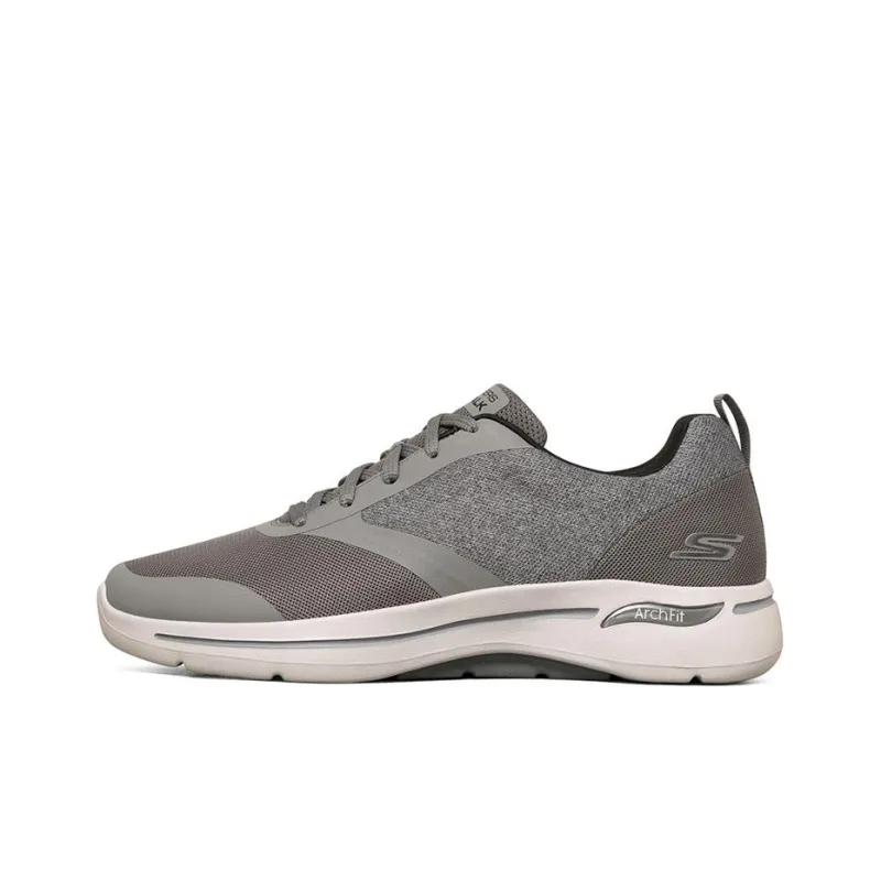 Skechers Go Walk Arch Fit Grey 'Gray White'-0