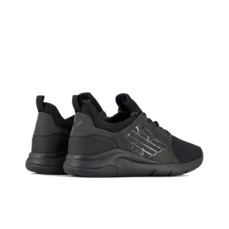 EMPORIO ARMANI Low Top Casual Shoes Unisex Black-4