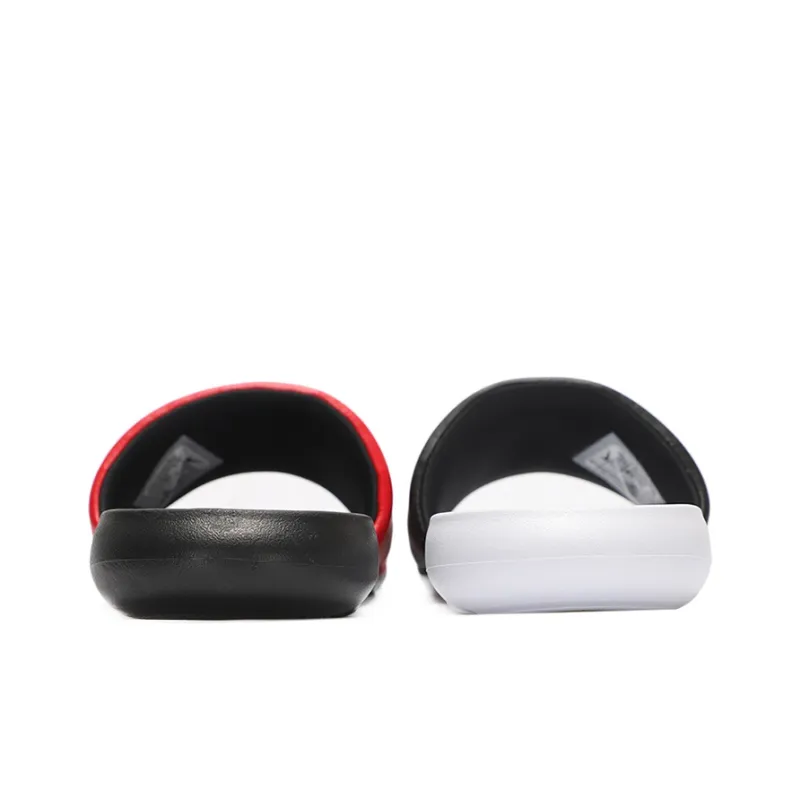 Nike Victori One Slide Mix Cozy Non Slip Sports Black Red Sandals 'Red Black'-4