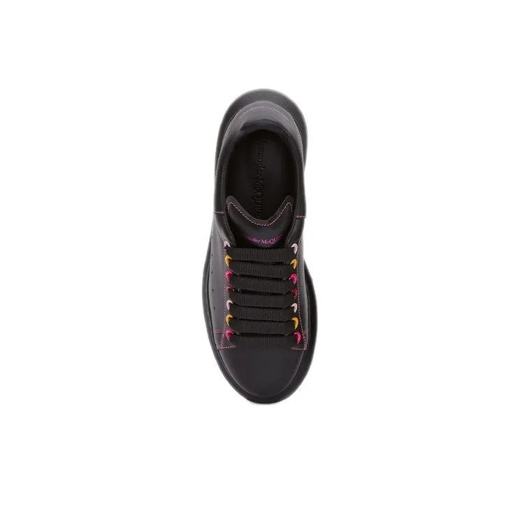 Alexander McQueen Oversized Sneaker 'Black Rainbow' Women's-4