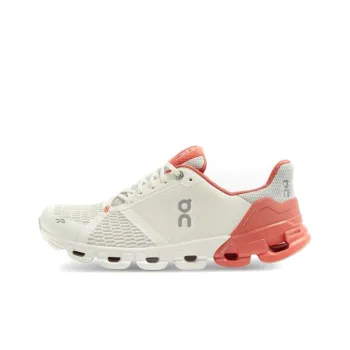 On Cloudflyer Cushioned Slip-Resistant Support Low-Top Running Shoes Women's Coral Red