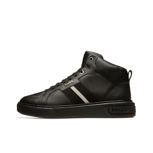 BALLY Stripe-detail High-top Sneakers