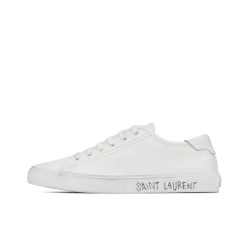 SAINT LAURENT Malibu Low Optic White
