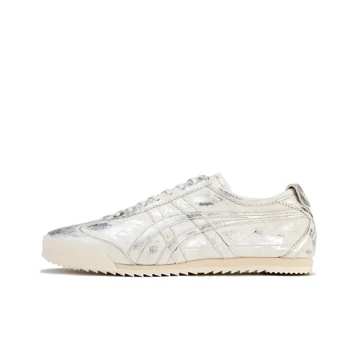 Onitsuka Tiger MEXICO 66 Casual Shoes Women's Low-Top Silver