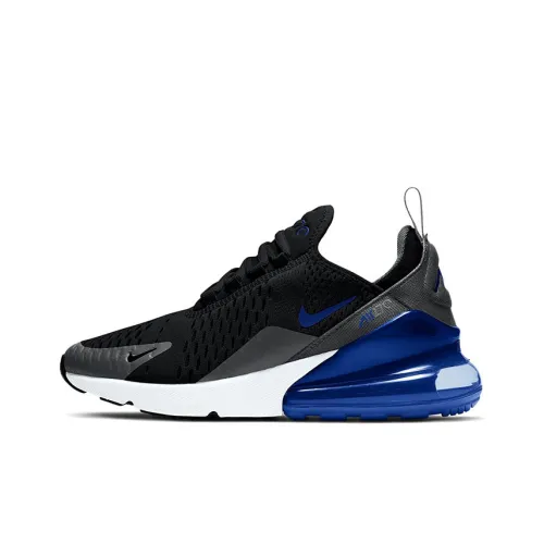 Nike Air Max 270 Running Shoes Women's Low-Top Black/Gray/Blue