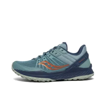 Saucony Mad River TR Low-Top Running Shoes Women's Blue