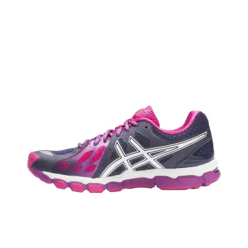 Asics Gel Ballarat 3 Anti-Slip And Wear-Resistant Breathable Low-Top Running Shoes Women's Gray Purple Pink