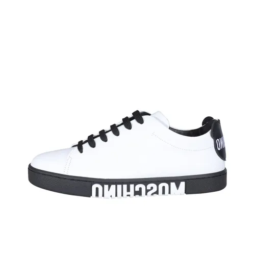 MOSCHINO Skateboard Shoes Women's Low-Top White