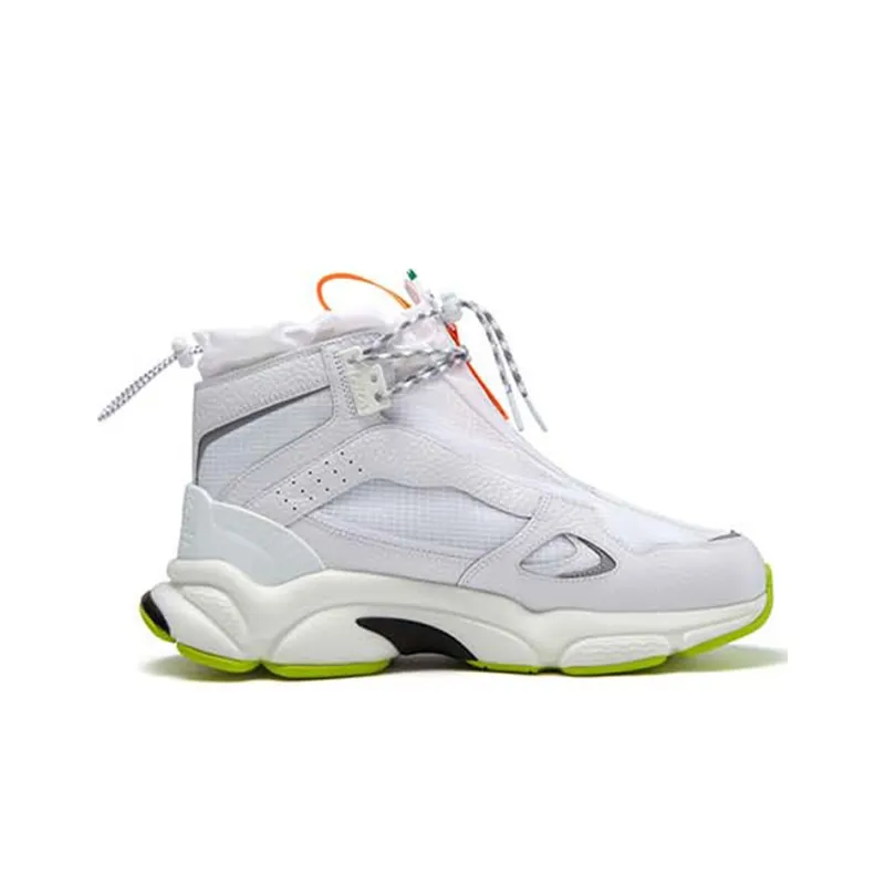 Aries x FILA FUSION High Top Casual Shoes Men's FILA White-1