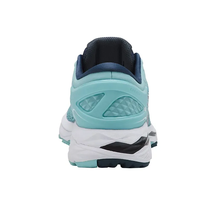 Asics Gel-Kayano 24 Wear-Resistant Slip-Resistant Low-Top Athletic Shoes Women's Teal-4