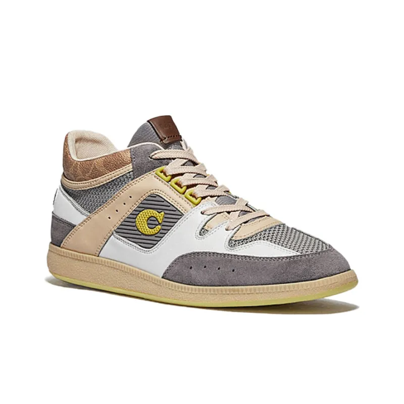 COACH CitySole Low Top Stylish Skateboarding Shoes Men's Heather Gray-2