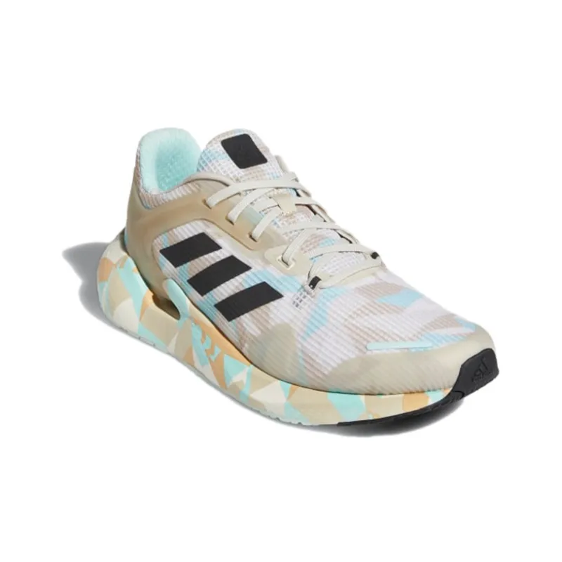 Adidas Alphatorsion Low-Top Running Shoes Men's White Yellow-2