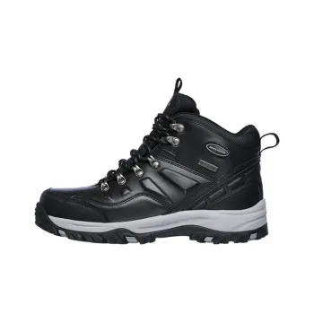 Skechers Relaxed Fit Relment-Traven Cushioning Wear-Resistant High-Top Hiking Trekking Shoes Men's Black