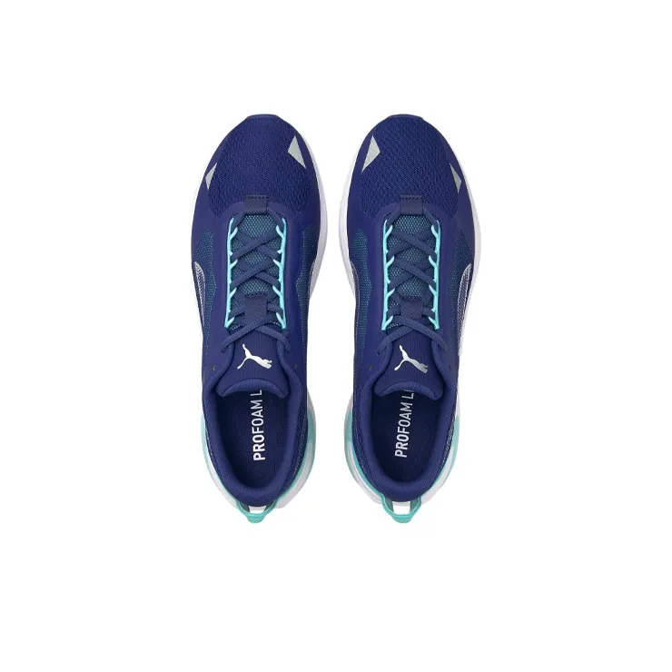 PUMA Minima Cushioning Breathable Low-Top Running Shoes Men's Blue White-2